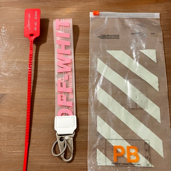 OffWhite Accessories Offwhite Key Chain Pink New Poshmark
